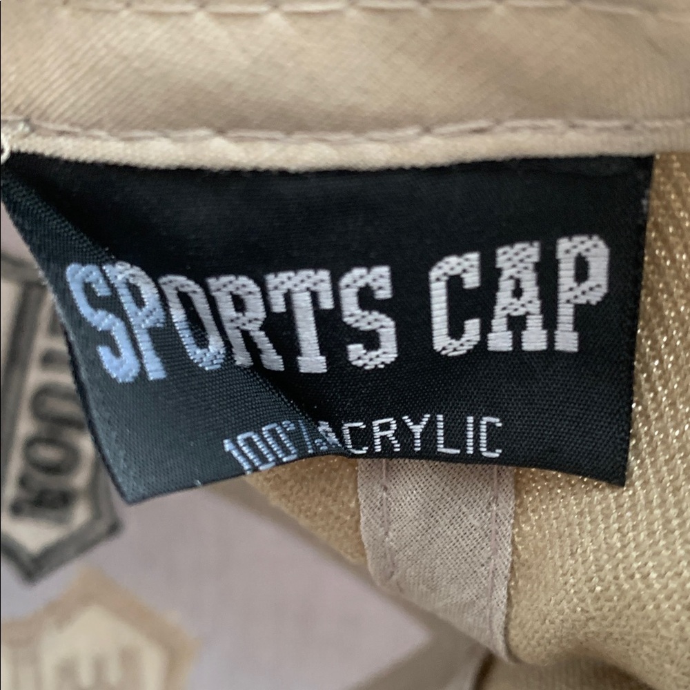 Sports Cap - Route 66 Beige Baseball Cap w/ Embroidered & Adjustable Strap-back - Picture 8 of 13